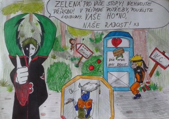 Zetsu-reklamní postava